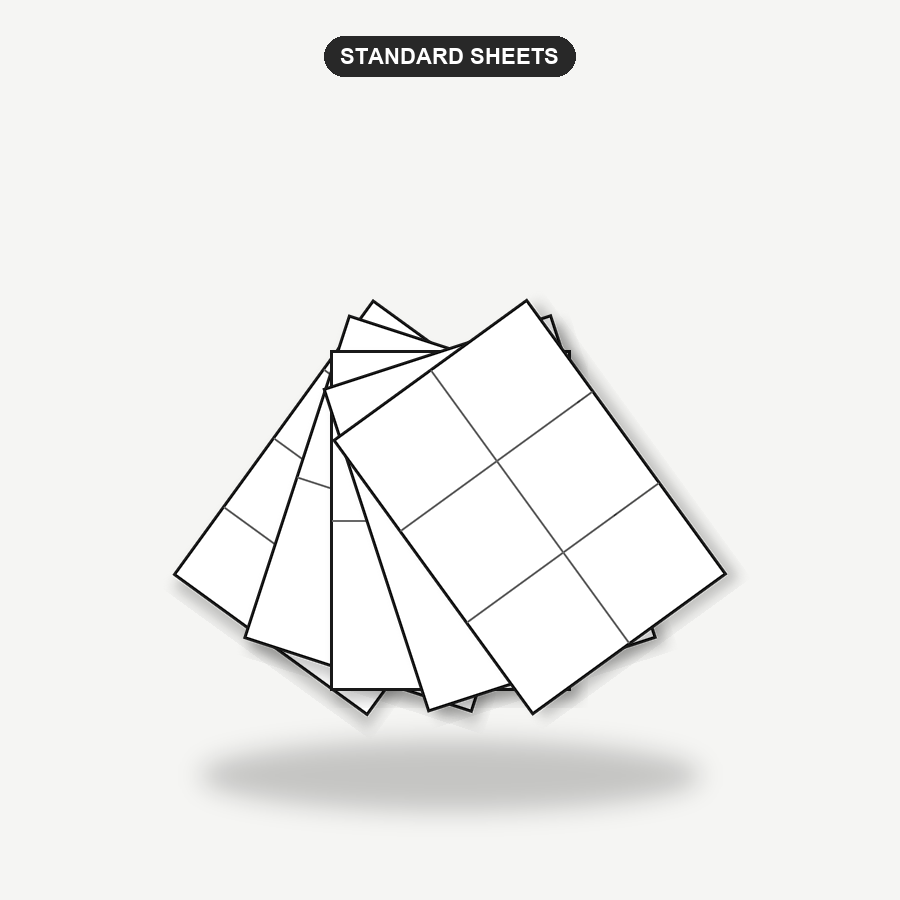 Buy A4 standard sheets only at Etichete.eu labels store