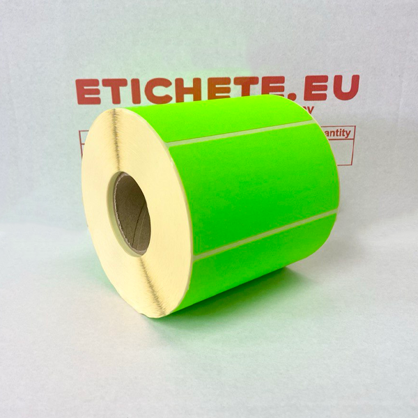 Buy Thermal transfer labels 100x50mm Green only at Etichete.eu labels store