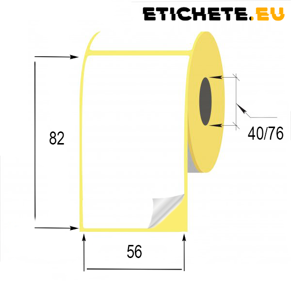 Buy Thermal Removable 56x82mm only at Etichete.eu labels store