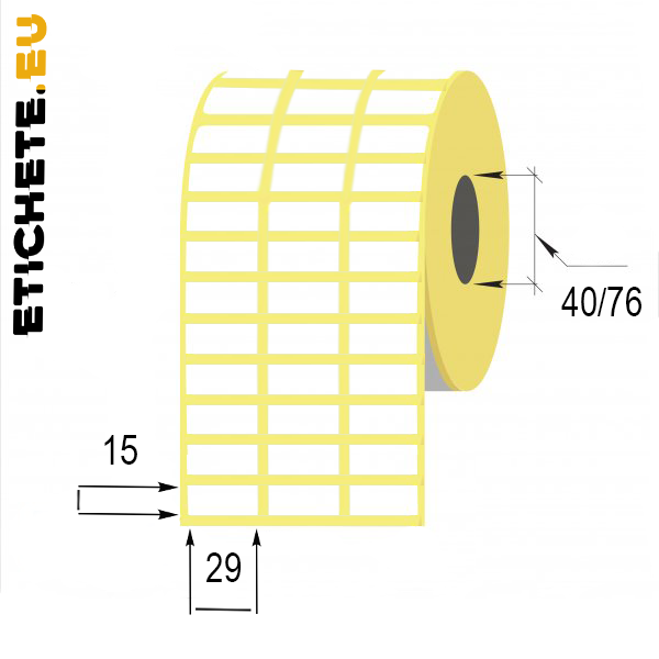 Cumpăra Termo eticheta 29x15mm in Chișinau la Etichete.eu