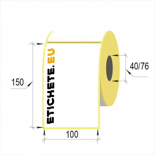 Cumpăra Termo eticheta 100x150mm in Chișinau la Etichete.eu