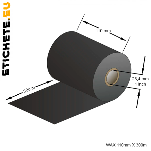 Buy Ribbon 110mm x 300m only at Etichete.eu labels store