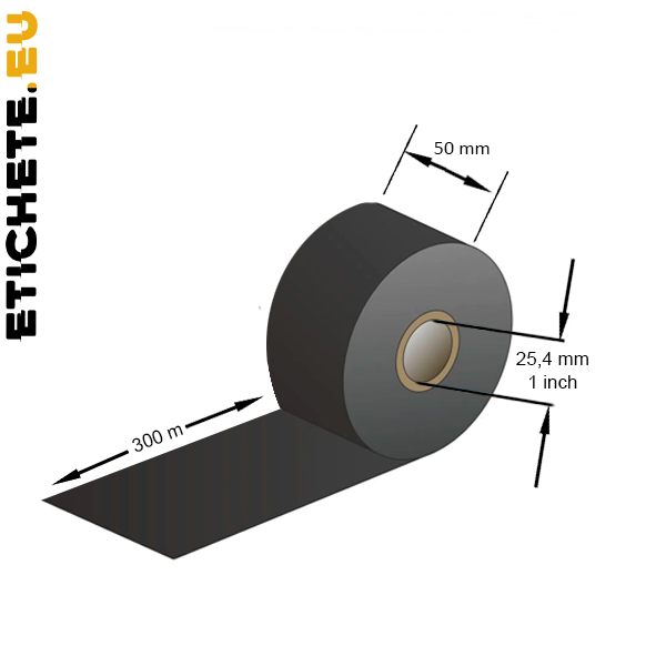 Cumpăra Ribbon 50mm x 300m in Chișinau la Etichete.eu