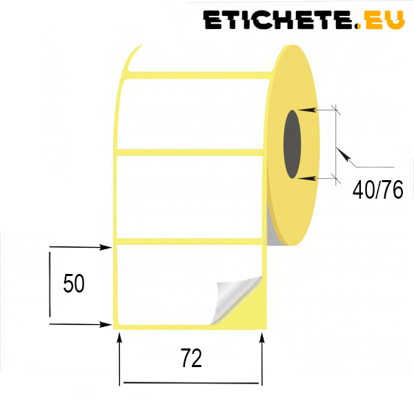 Buy Thermal Removable 50x72mm only at Etichete.eu labels store